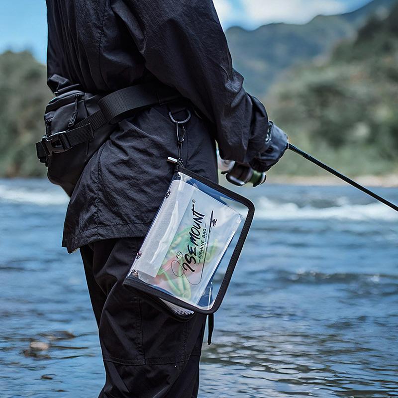 Luya Transparente Ködertasche PVC Innentasche Unterteilt Wasserdichte Aufbewahrungstasche Angelzubehör Sortierer Aufbewahrungstasche