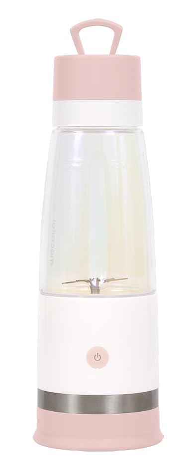 

Denkyosha macaful Mobile Vacuum Blender Rechargeable Portable Aurora Bottle Vacuum Bottle Juicer Smoothie USB Charging MJB-400P-PK