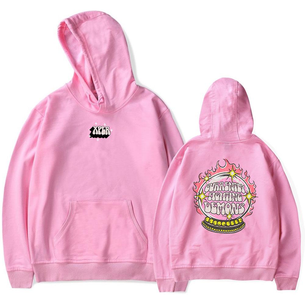 XPLR CFD Logo Stampato Sam and Colby Merch Felpe Uomo Donna Unisex Hip Hop Oversize Casual Tuta Felpa Harajuku YK2 Top