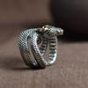 Spirit Snake Retro Ring Men's Open Index Finger Ring Niche Design Jewelry Year of the Snake