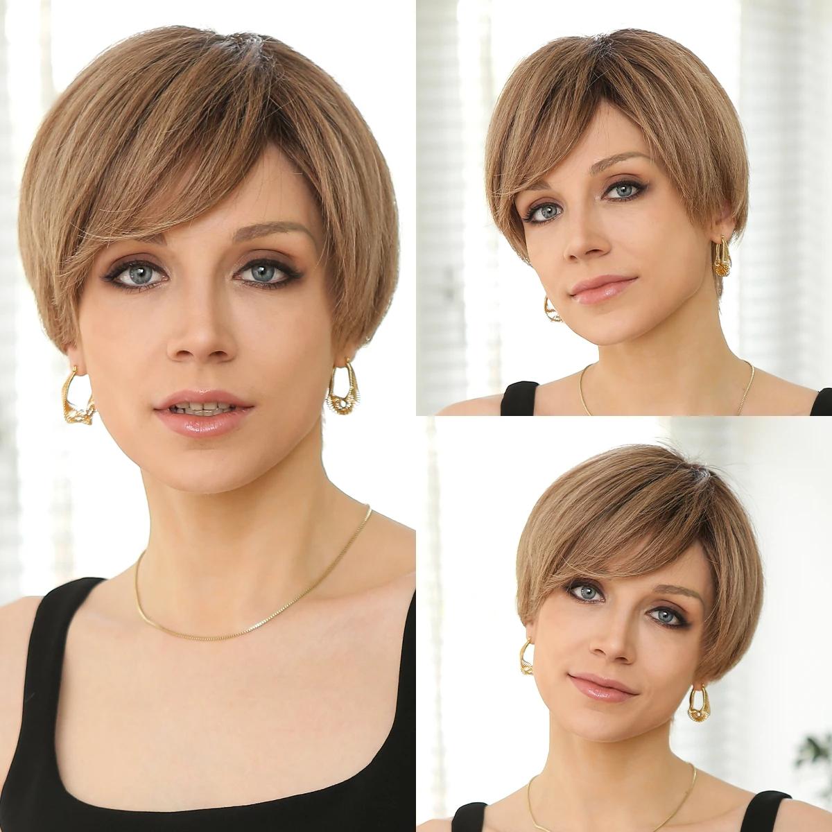 HAIRCUBE Sieviešu cilvēka matu parūkas ar