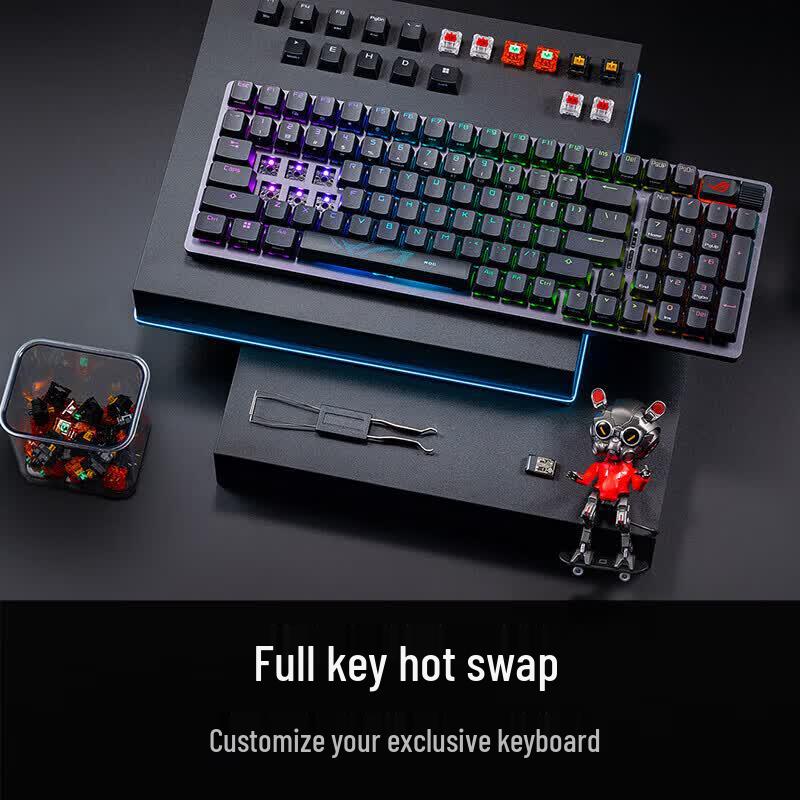 ROG Ranger II 98 Triple-Mode Wireless Gaming Mechanical Keyboard