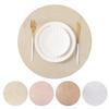 Reusable PVC Placemat Heat Resistant Dining Table Mat Wear-Resistant Stain-Proof Placemat for Home Kitchen Dining Table Protection