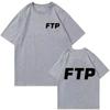 2026 New Ftp Printed T-shirt Men's Clothing and Women's Harajuku Rap Styles Music Short Sleeve Casual Clothes Summer T Shirt