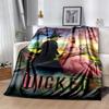 Wicked Flannel Blanket Soft Warm All-Season Throw, Design for Camping, Car Travel, Hiking Sofa, Bed, Office Perfect Gift for Parties