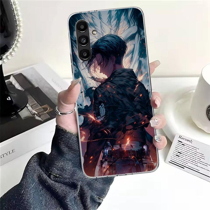 A-Attack on T-Titan Levi Phone Case For Samsung Galaxy A13 A14 A15 A16 A17 A53 A54 A55 A56 A57 A33 A34 A35 A36 A37 A23 A24 A25 A