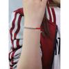 2024 Fashion Ornament 999 Sterling Silver Red Rope Male and Female Baby Year of Fate Bracelet Carrying Strap Perfect Adjustable