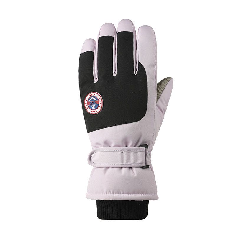 Ski Gloves Waterproof Winter Heattech Couple Snow Mountain Cycling Cold Autumn Outdoor Electric Car Adjustable Thickened Cycling