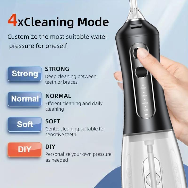 Raspador Dental Elétrico Portátil à Prova d'Água e Irrigador Oral