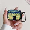 Van Gogh Cat Fashion Earphone Cases Cover Case For Airpods 3 Pro3 4 2 Pro 1 Pro2