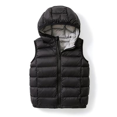 Fall Waistcoat Children Outerwear Winter Coats Kids Warm Boys Girls Hooded Vest