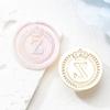 Brass Head Seal Stamp Crown Letters Sealing Wax Stamp for Letter Invitations Decoration English Letters Wax Seal Stamp