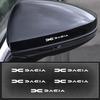 5/10pcs Car Interior Sticker Central Control Decals Emblem Styling For Dacia Duster Logan Sandero Stepway Dokker Mcv Largus 1300
