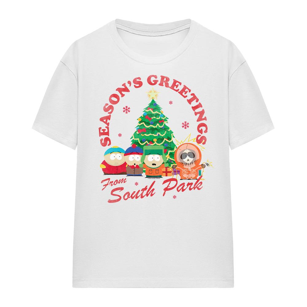 South Park Unisex Adult Group Christmas T-Shirt