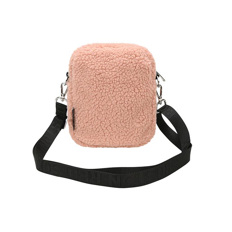 New MLB Polyester Shoulder Bag Crossbody Bag Mini Women's Pink 32BGDF011-43P