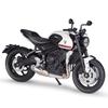WELLY 1/12 2021 Triumph Trident 660 Alloy Racing Motorcycle Model Diecast Metal Street Motorcycle Model Simulation Kids Toy Gift
