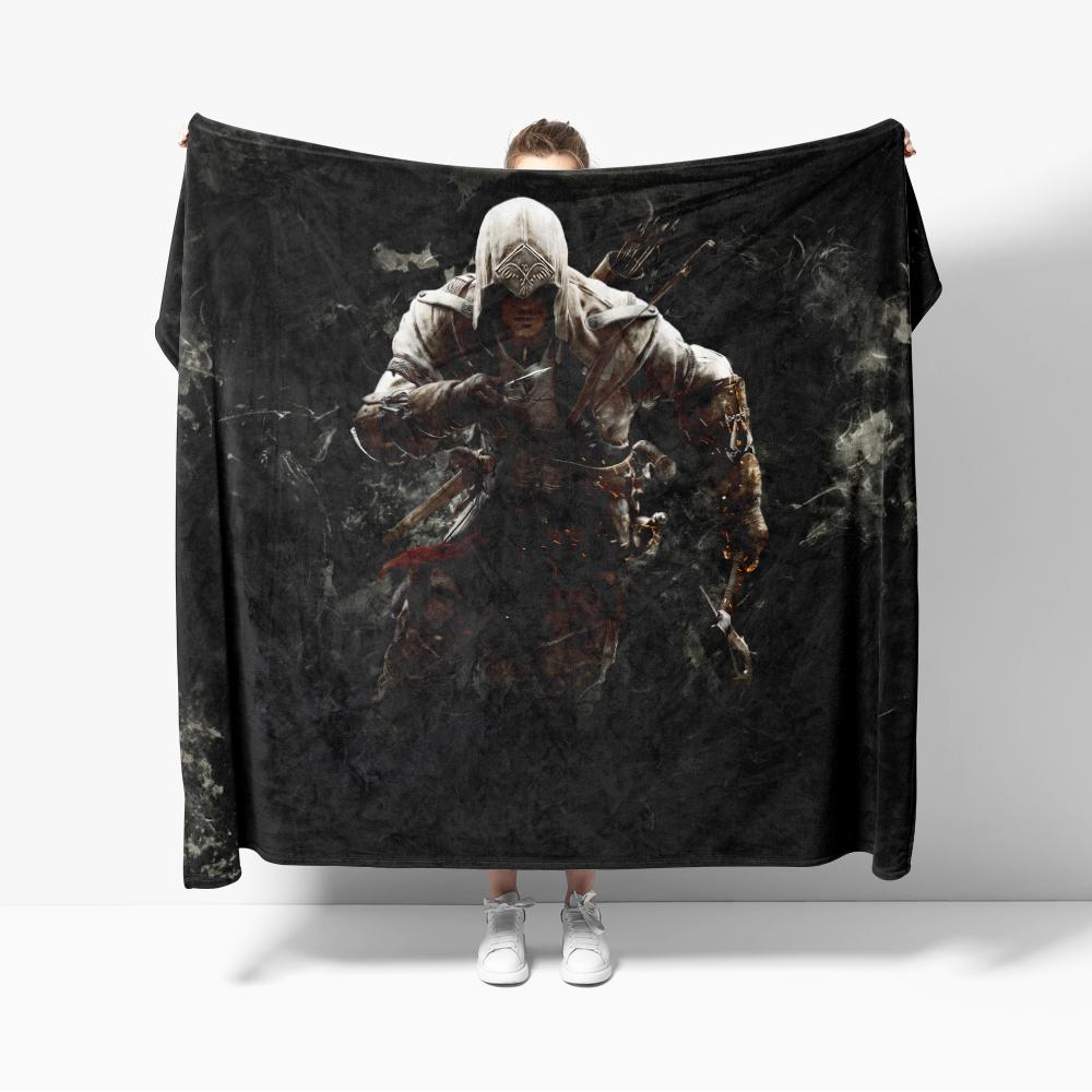 Assassins Blankets Soft Warm Flannel Creeds Throw Blanket Bedding for Bed Living Room Home Sofa