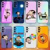 Mr Bean bakgrundsbilder Telefonfodral För Samsung S26,25,24,23,22,21,20,30,Ultra,Plus,Fe,Lite Svart Skal