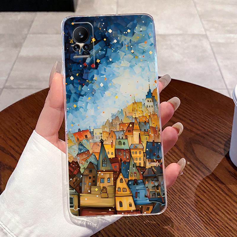 Casing For Xiaomi Mi Civi / 1S Ultra Thin Clear Transparent Aesthetic Cute Cat Astronaut Phone Case Back Protective Cover Shell