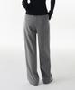 MUSINSA STANDARD WOMAN Women'S Low Waist Deep Tuck Wide Hidden Banding Slacks [Melange Gray]