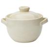 Banko Ware Rice for Fluffy Ash 1900ml Suitable for Direct and Made In 19634 "Tsuya-daki Jozu" Cooker/Pot Rice, 3-cup Capacity, Glaze, Approx.
