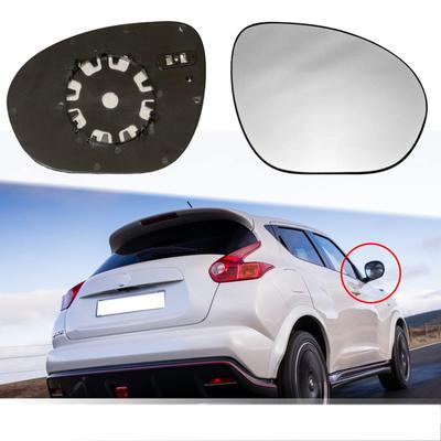 Car Side Mirror Heated Glass Lens, Suitable for Nissan Juke 2010-2014 Left and Right Outer Car Rearview Mirror Lens
