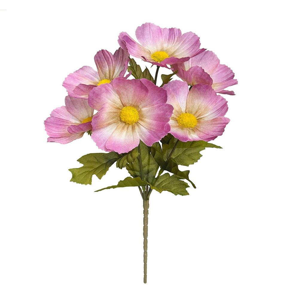 

Silk Petals Simulation Galsang Flower Multicolor Faux Chrysanthemum Fake Flower Bouquet Gift светло-розовый