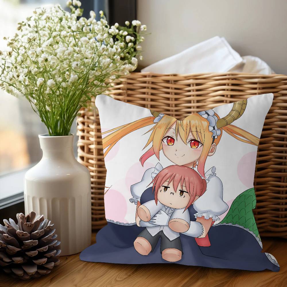 Miss Kobayashi's D-Dragon Maid Pillowcases Home Bedding Decorative Pillow Cover Wedding Super Soft Pillow Case