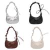 Minimalist Pu Underarm Purse With Zip Closure For Women Street Fashion Accessories