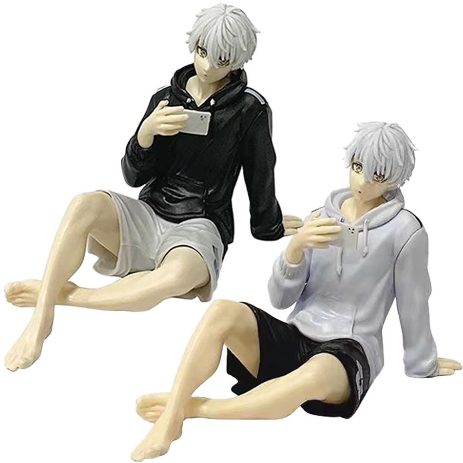 New Blue Lock Action Figures Nagi Seishiro Anime Figure Sitting Figurine Pvc Collectible Model Kids Doll Toys Gifts
