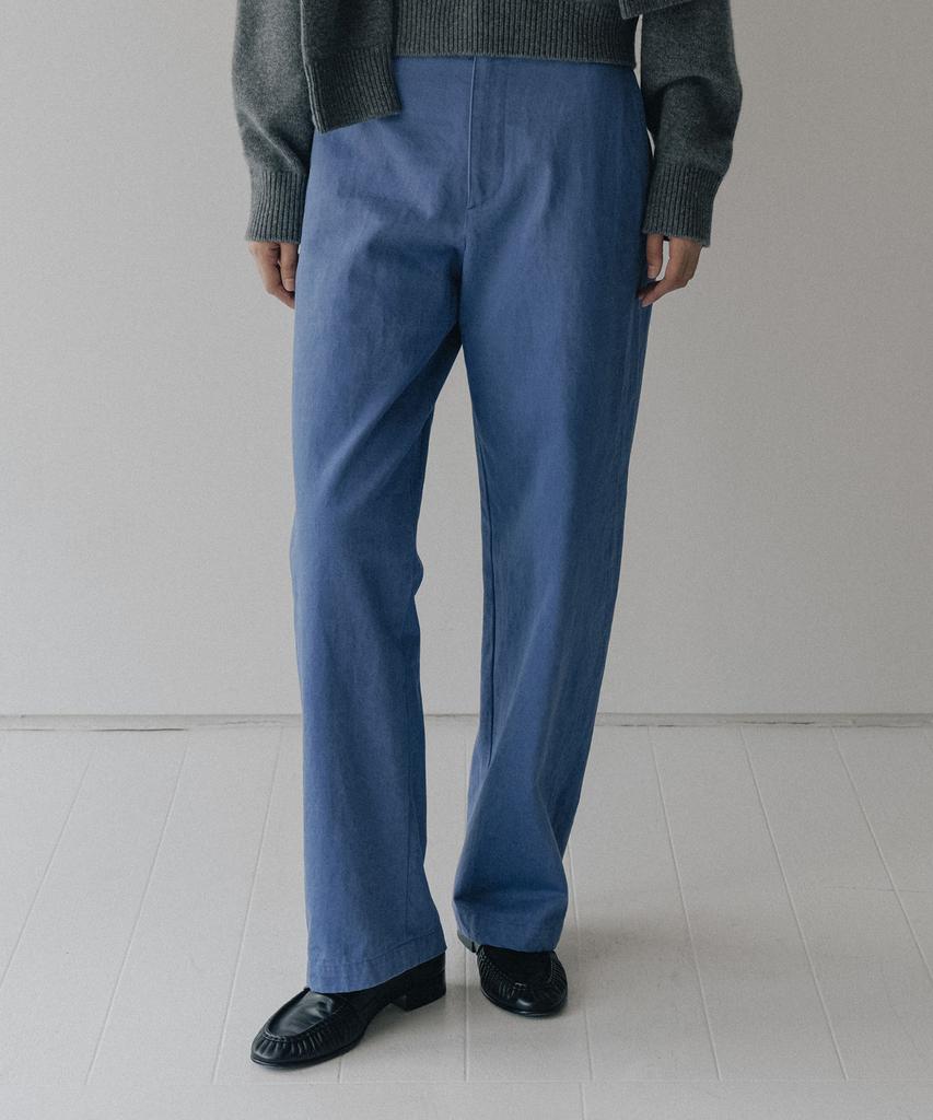 Beullaengkeulumumeon (Her) Workers Pants_Washed Blue