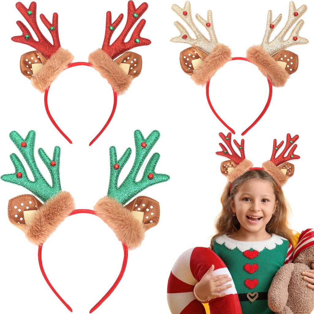 Christmas Party Decorations Children's Gift Hairband Headband Combo