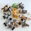 Jungle Animal Plush Toys: Elephant, Monkey, Tiger, Lion, Giraffe