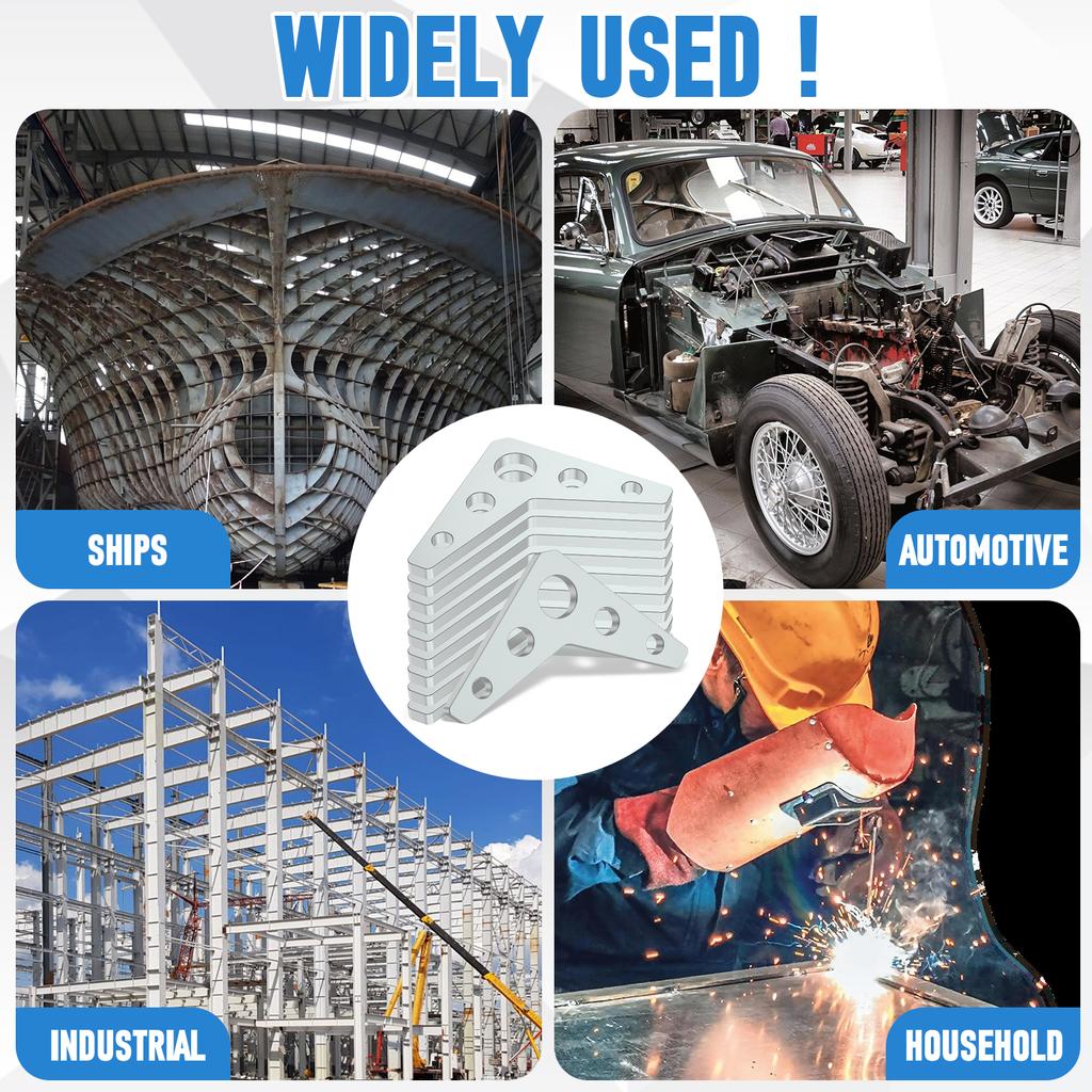 10/20pcs Metal column beam connector heavy-duty crossbeam bracket deck support beam bracket used for fixing wooden frame awnings