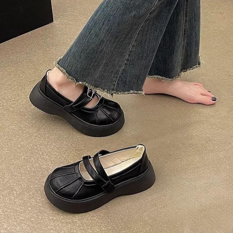 Fashion Round Toe Platform Ladies Pumps Spring and Autumn Fashion High Quality Chic Point Popular Women's Mary Jane Shoes On Promotion
