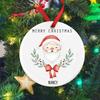 Personalized First Christmas Ornament for Baby Custom Keepsake Christmas Ornament New Baby Gifts Christmas Tree Decor Xmas Gifts
