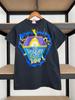 Unisex Shirt Cotton Oversize Large Size Vintage 90s Disney Tower of Terror Twilight Zone Lighting Black T-shirt Sz M