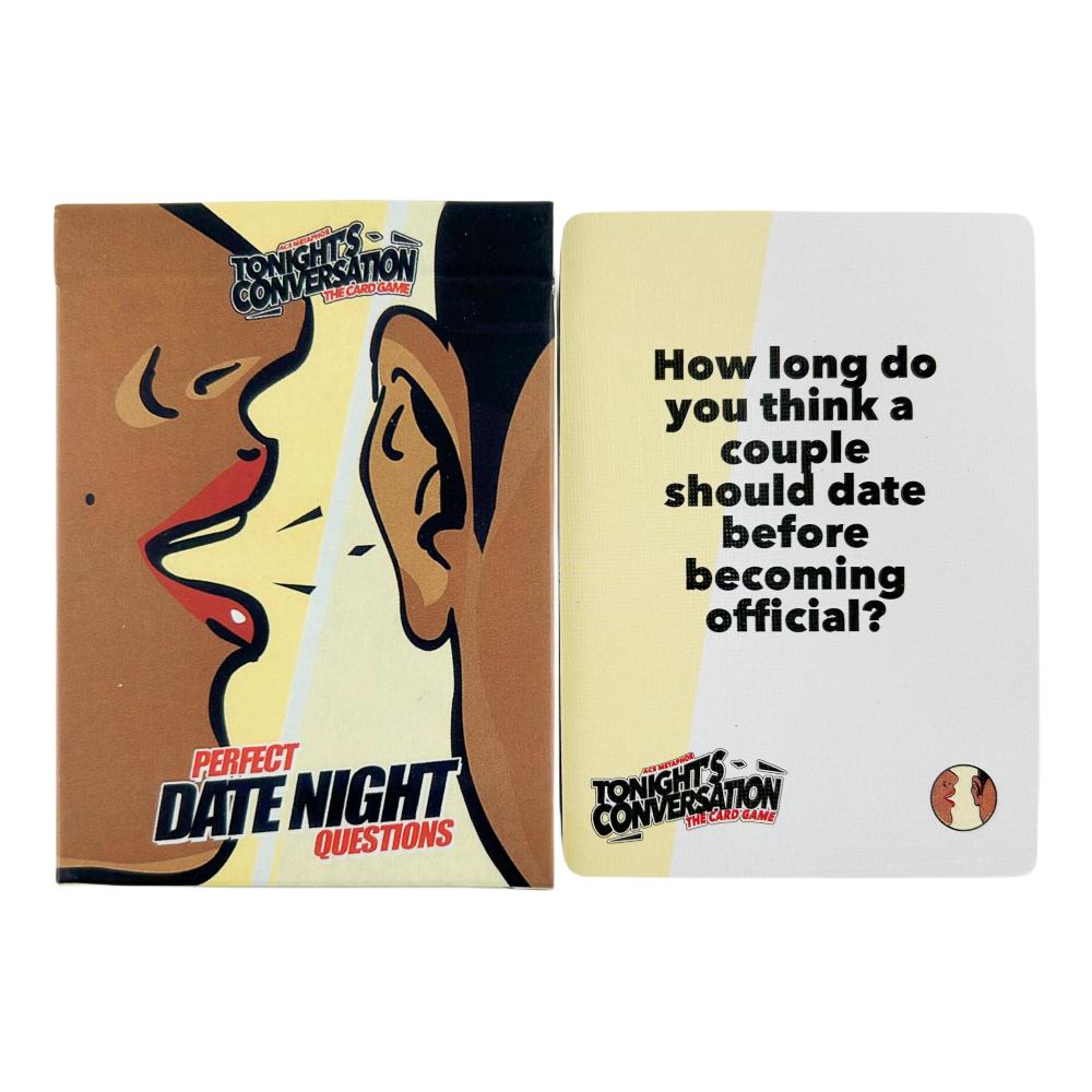 Tonight's Conversation Card Game Date Night Edition Over 100 Open-ended Questions