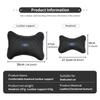 EUEX2 Universal Car Seat Headrest Neck Pillow Lumbar Back Support For Ford Escort KA Flex Everest KA Expedition Falcon Fusion