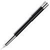 Lamy Scala Pianoblack Fountain Pen Simple Fountain Pen with Sturdy Body and Lacquer Finish 14K Gold EF Nib Includes T10 Blue Ink Cartridge - All-Metal