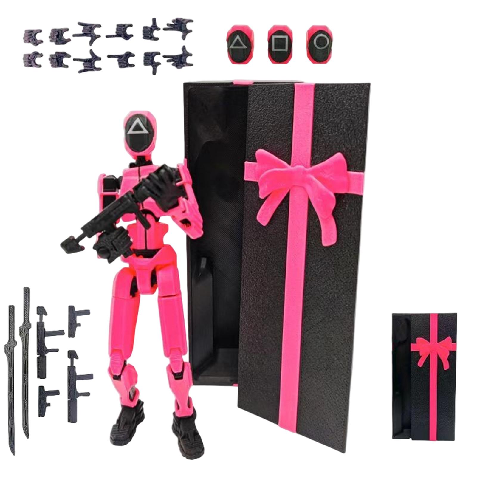 

Подарункова коробка для ляльки Іграшка для зняття стресу Набір ляльок One Size рожевий