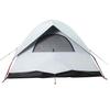 Dome Camping Tent for 2 Persons White & Dark Waterproof