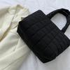 Minimalist Nylon Tote Bag With Double Shoulder Straps And Urban Style For Commuting