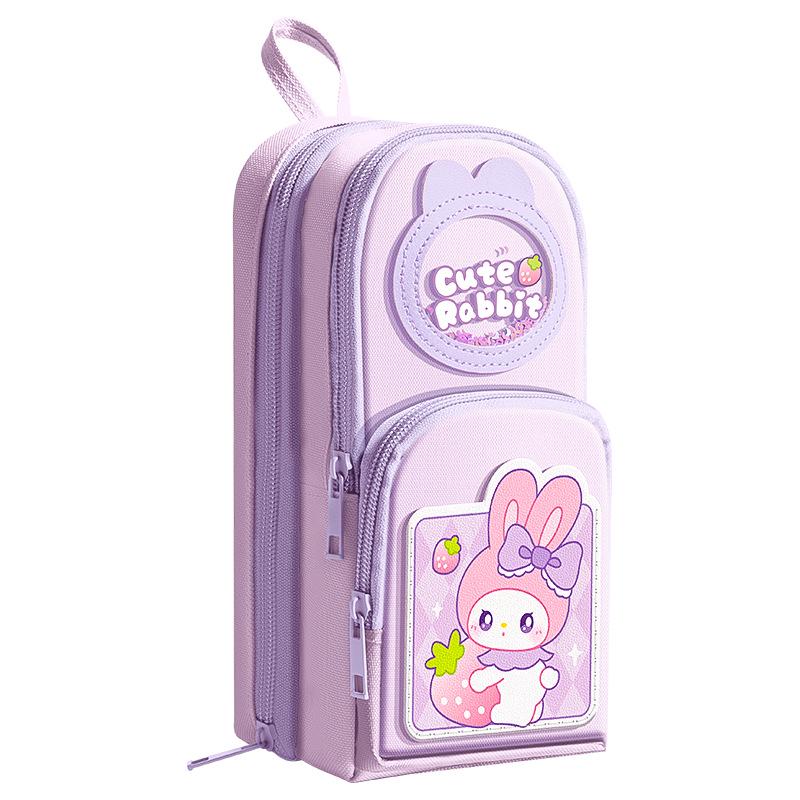 Multi-layer Large Capacity Pencil Case Backpack for Elementary Students - Boys & Girls Stationery Bag