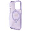 Guess Guhmp13Lhrsgsu Iphone 13 Pro / 13 6.1 Fioletowy/Purple Hardcase Ring Stand Script Glitter Magsafe