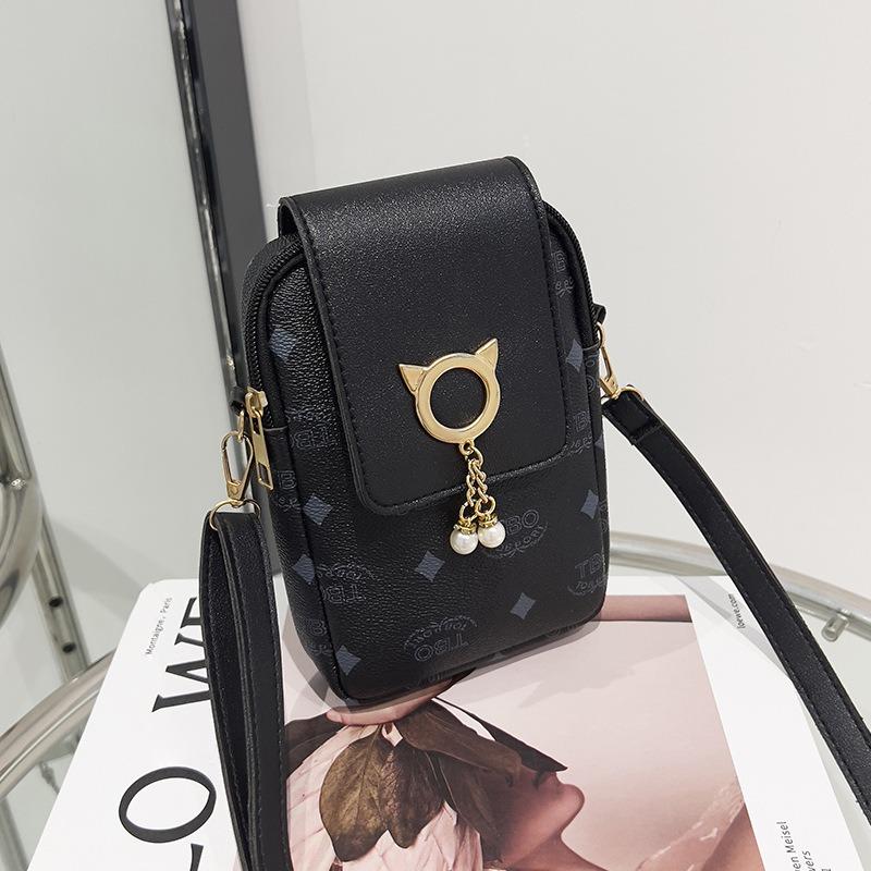 Fashion printed mobile phone bag small bag women's storage bag high-end shoulder messenger bag bag women