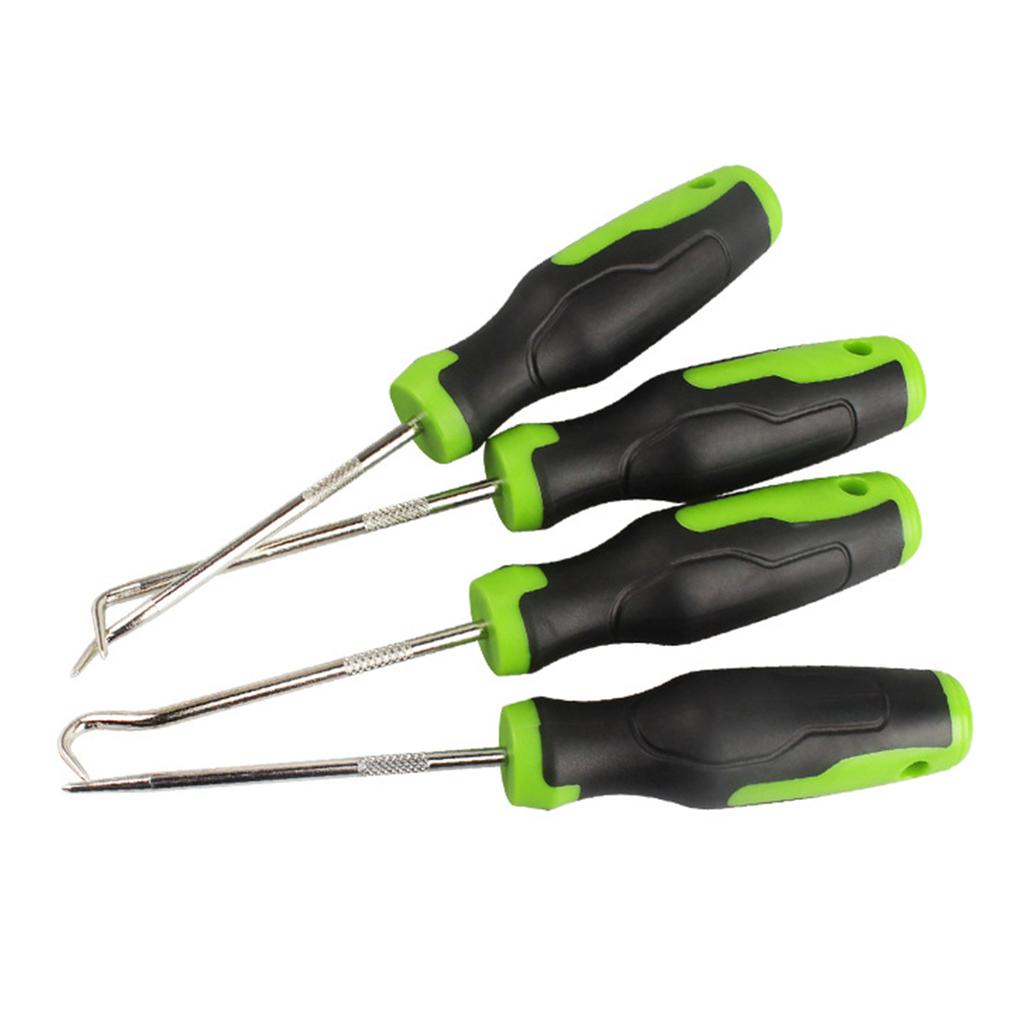 4Pcs/Set Car Oil Seal Screwdrivers Set Auto Vehicle Removal Pick Hook Set O Ring Seal Gasket Puller Remover Repair Tool