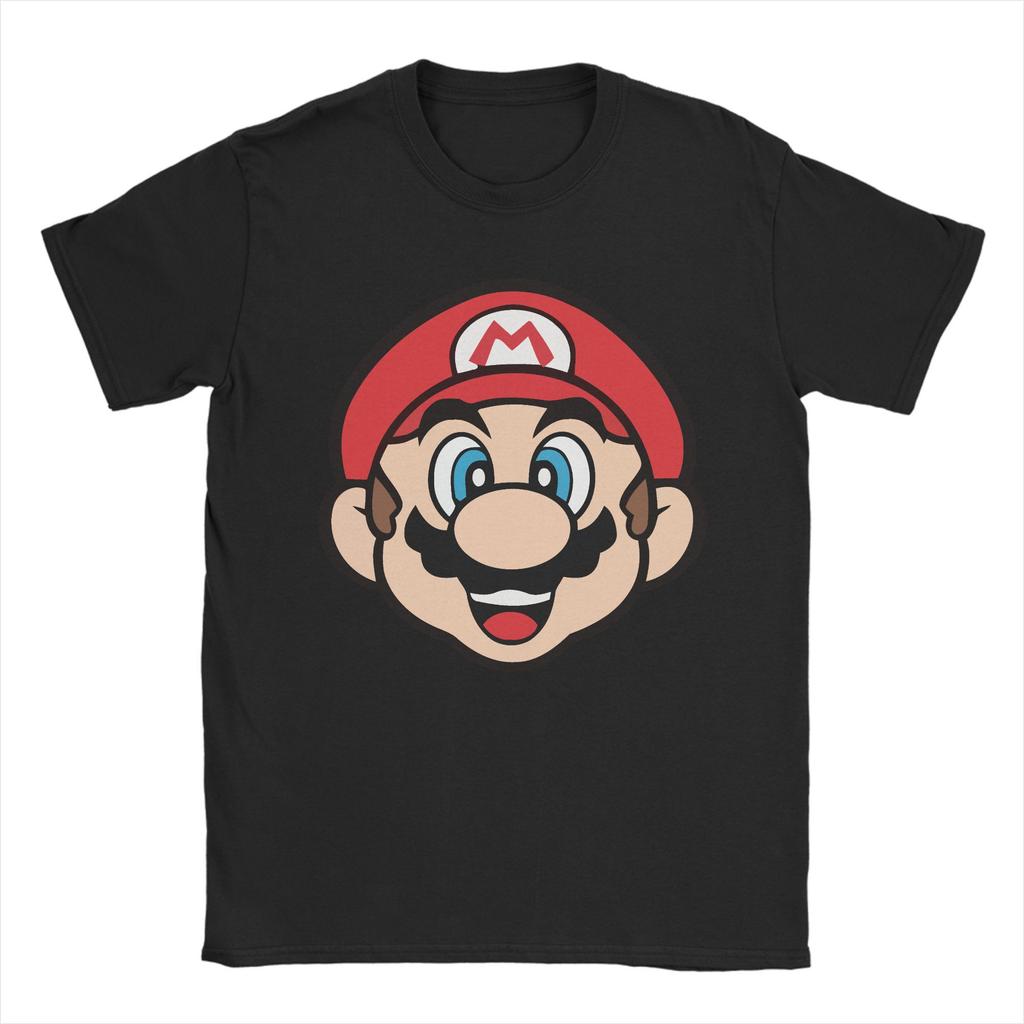 Heren Dames Cartoon Super Marios T-shirt Katoenen Kleding Vintage Korte Mouw Ronde Hals T-shirt Volwassen T-shirt