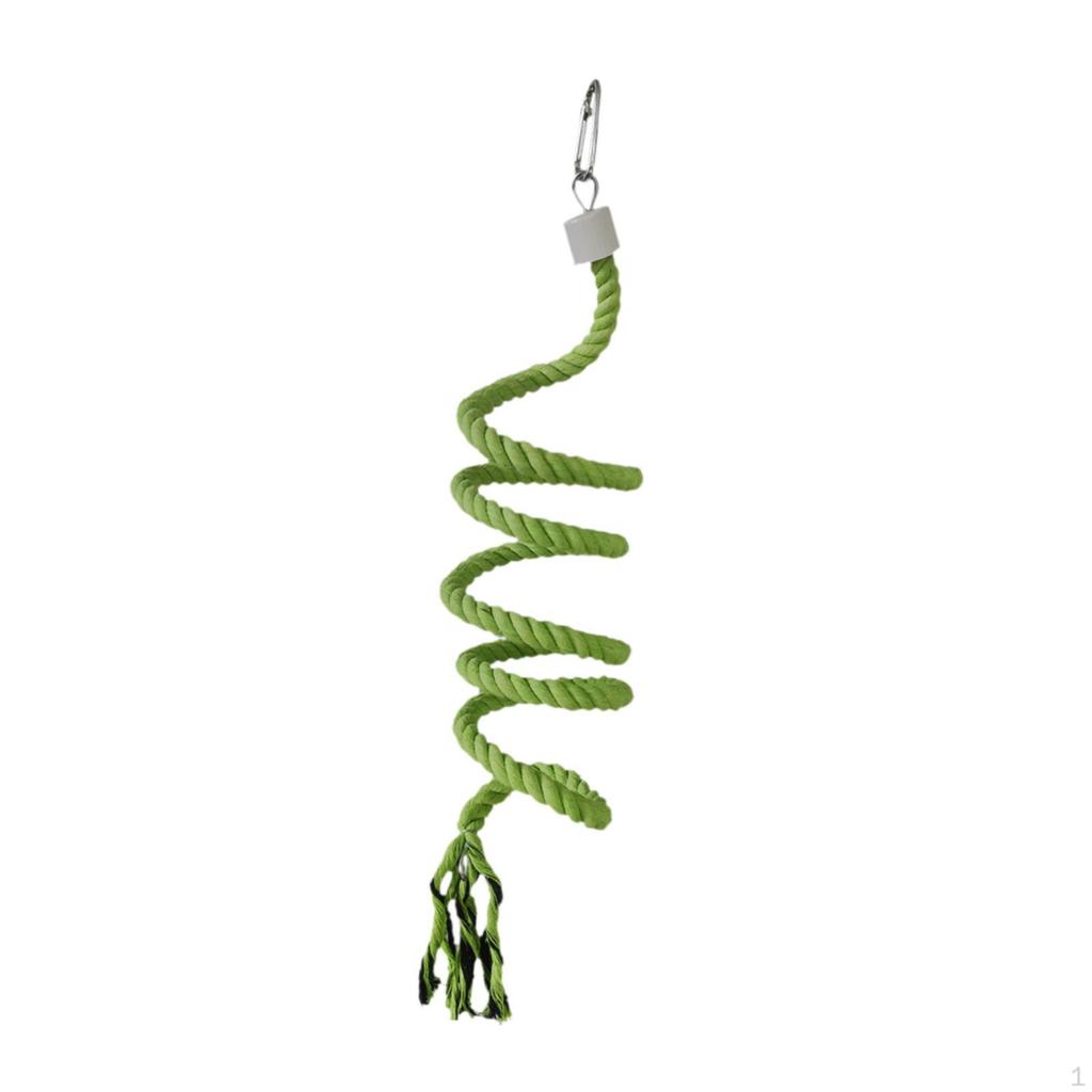 Bird Rope Perch ,Parrot Swing ,Colorful ,Pet Supplies ,Climbing Toy ,Cotton for Canaries