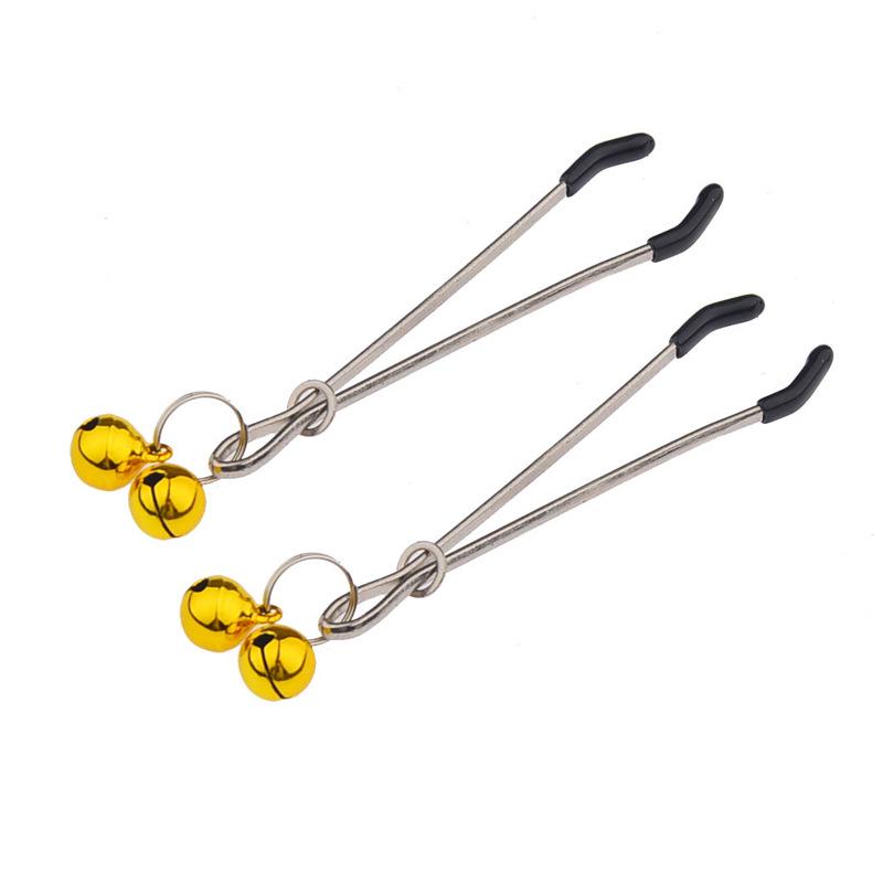 Damen Brustwarzen- und Schamlippenklemmen - SM-Glocken Erwachsenenspielzeug für Paare